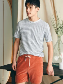 Faherty Brand Essential Italian Knit Cord Short (6" Inseam) -^ Shorts