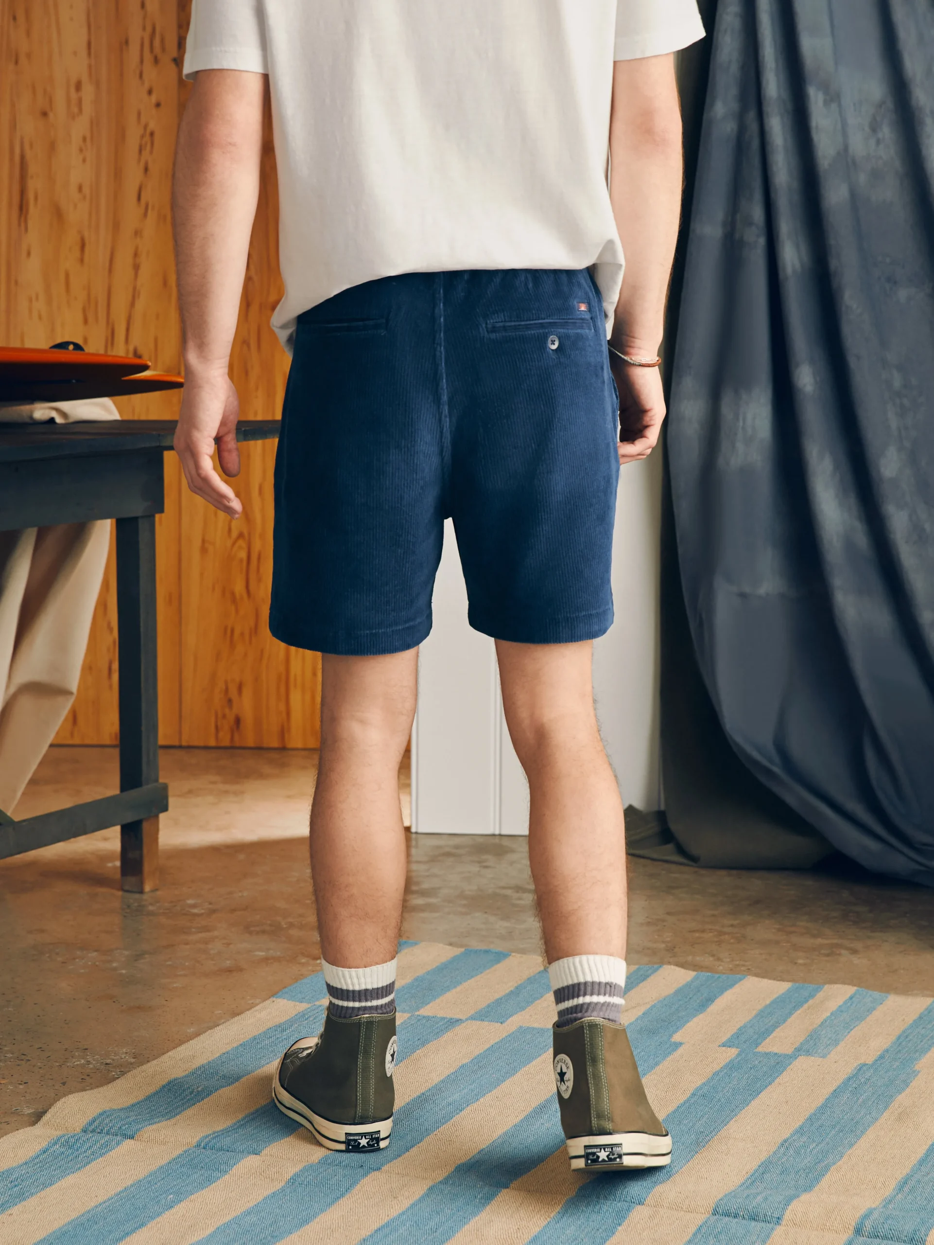 Faherty Brand Essential Italian Knit Cord Short (6" Inseam) -^ Shorts