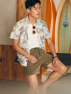 Faherty Brand Essential Italian Knit Cord Short (6" Inseam) -^ Shorts