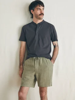 Faherty Brand Essential Linen Short (6.5" Inseam) -^ Shorts