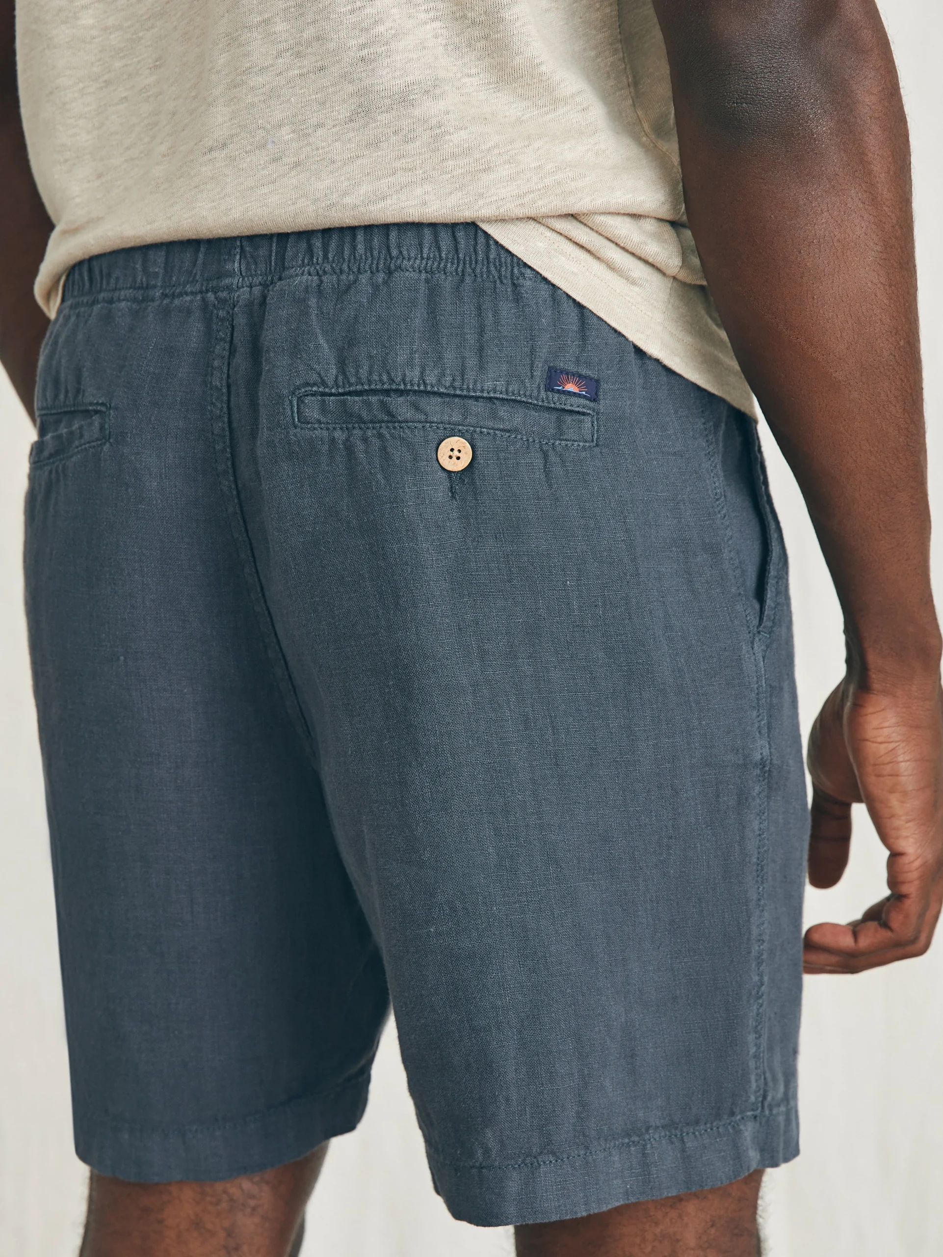 Faherty Brand Essential Linen Short (6.5" Inseam) -^ Shorts