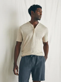 Faherty Brand Essential Linen Short (6.5" Inseam) -^ Shorts