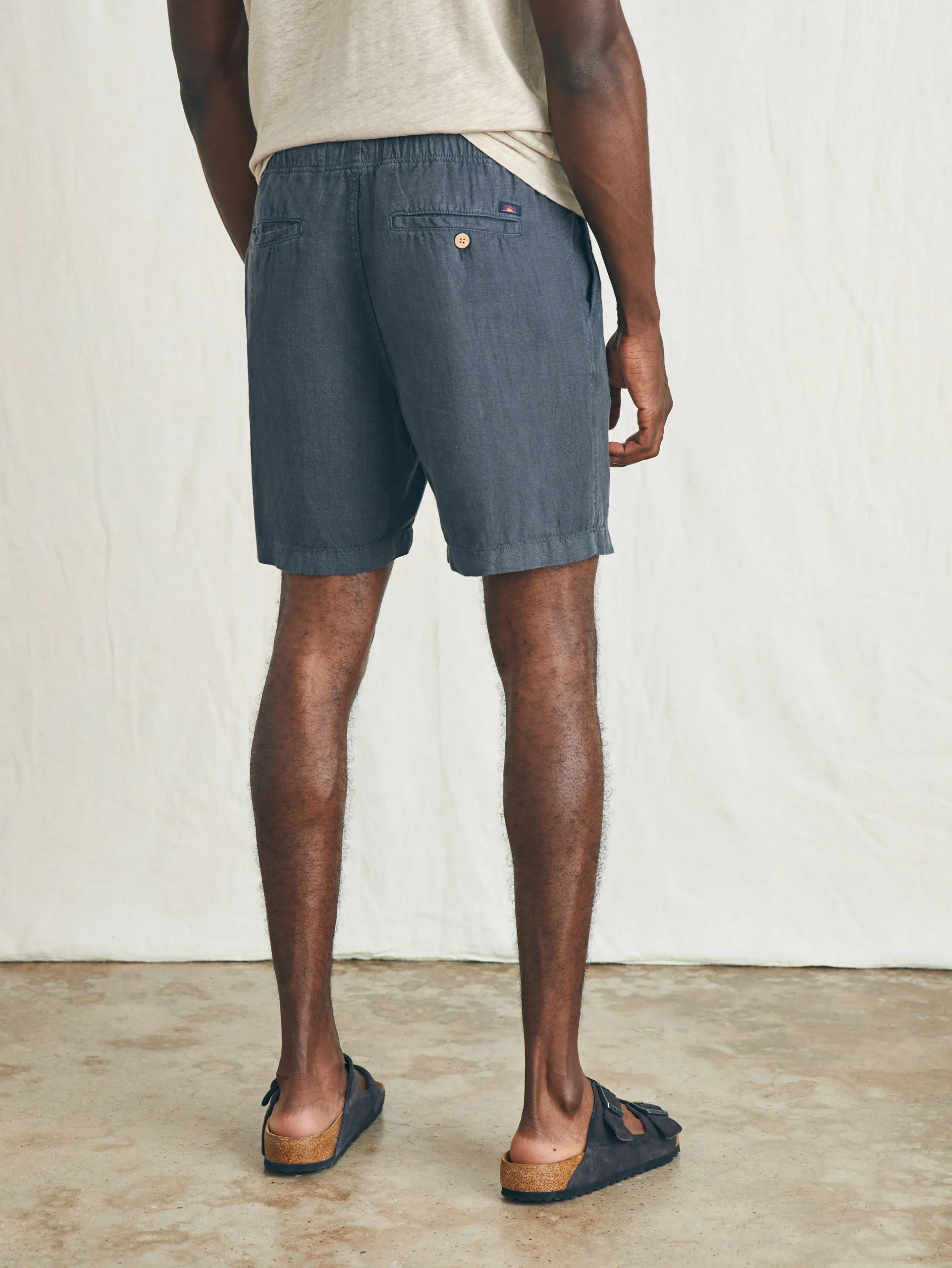 Faherty Brand Essential Linen Short (6.5" Inseam) -^ Shorts