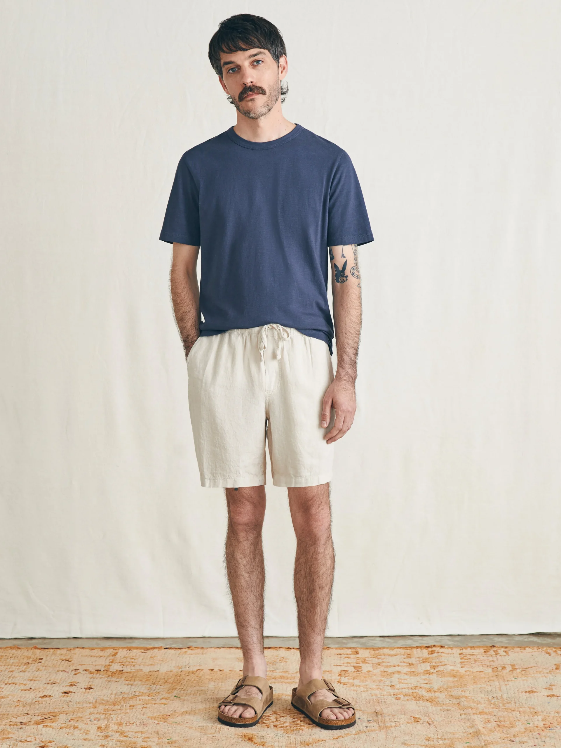 Faherty Brand Essential Linen Short (6.5" Inseam) -^ Shorts