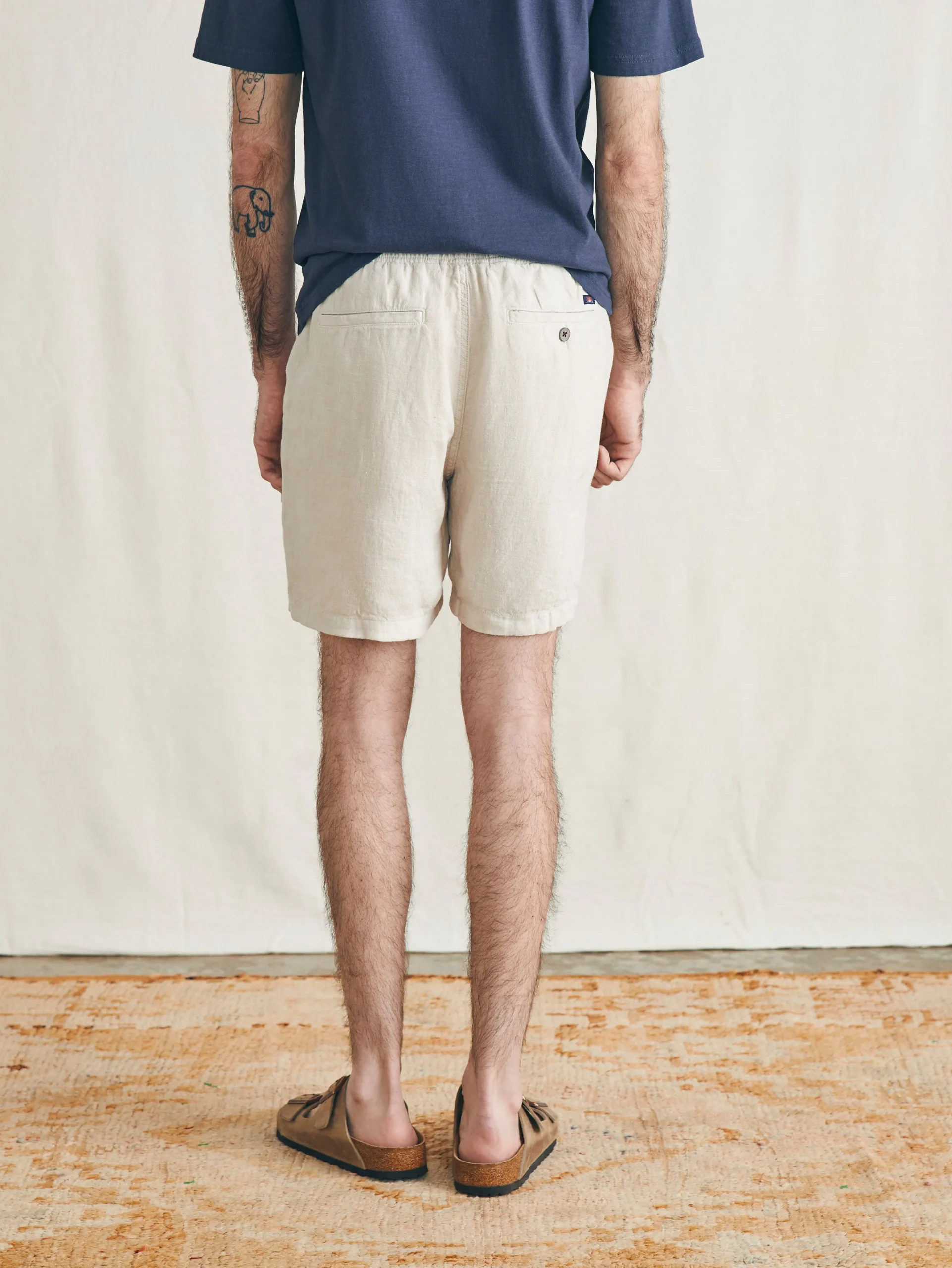 Faherty Brand Essential Linen Short (6.5" Inseam) -^ Shorts