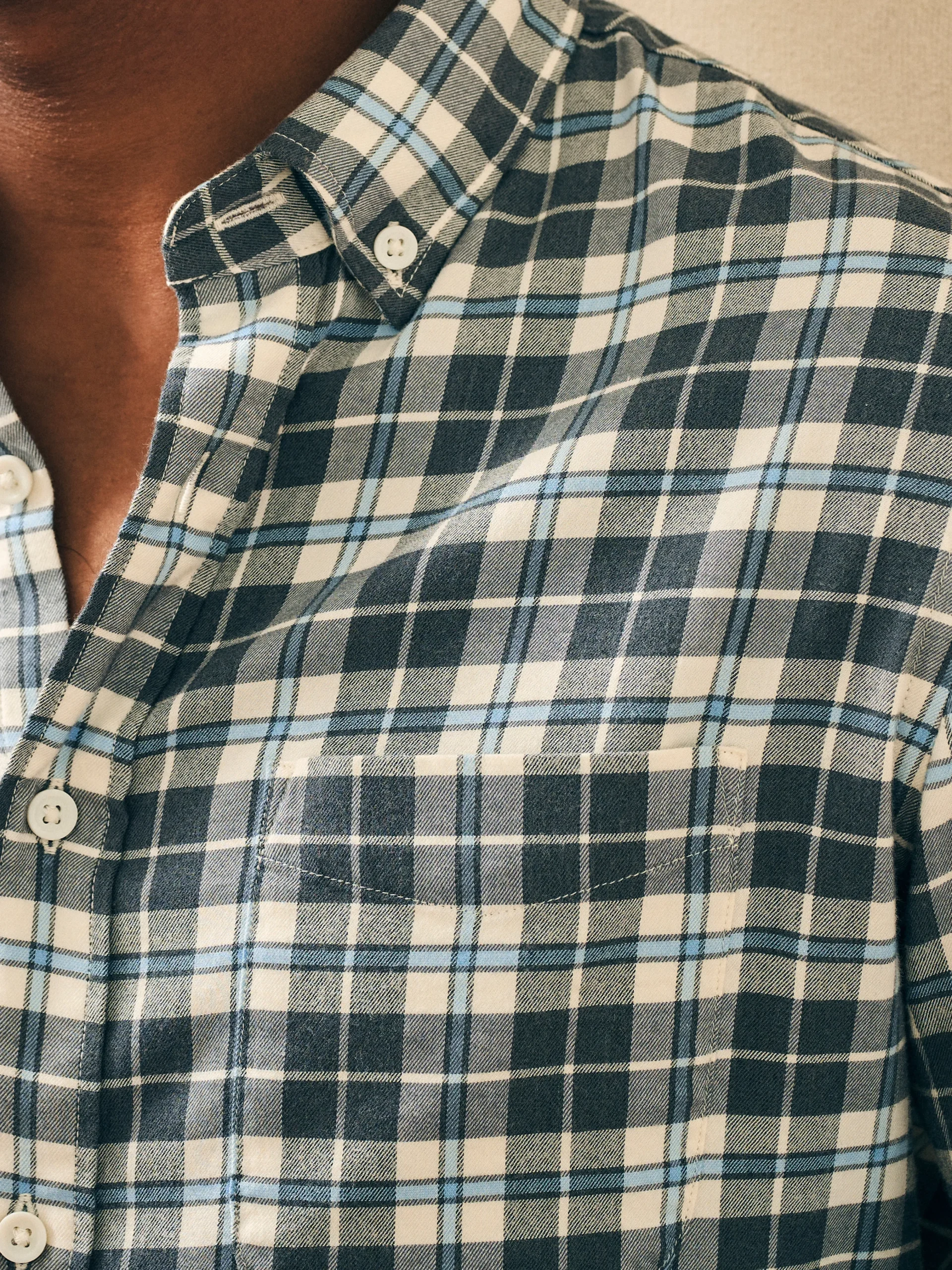 Faherty Brand Featherweight Flannel Shirt -^ Shirts
