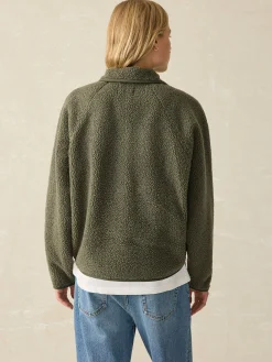 Faherty Brand Fireside Fleece Popover -^Women Blazers & Outerwear