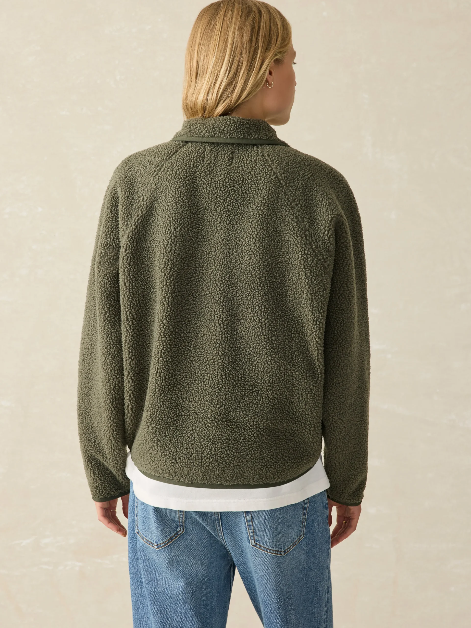 Faherty Brand Fireside Fleece Popover -^Women Blazers & Outerwear