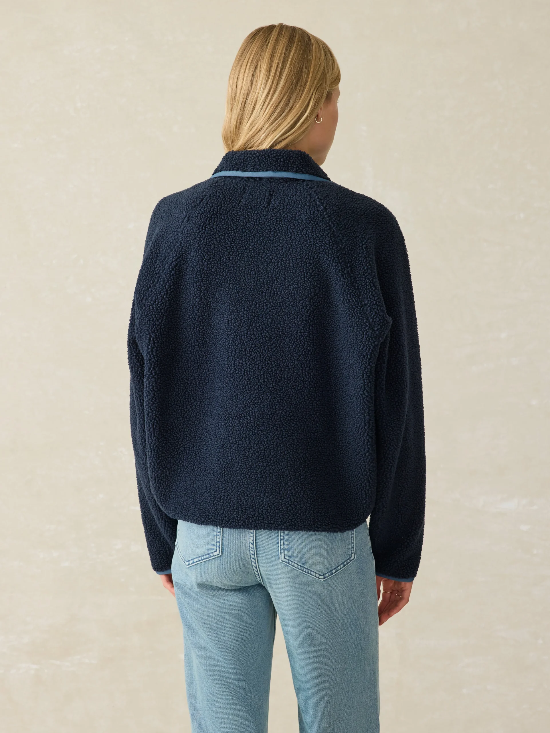 Faherty Brand Fireside Fleece Popover -^Women Blazers & Outerwear