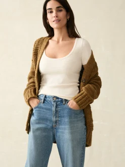 Faherty Brand Freestyle Rib Knit Tee -^Women T-Shirts