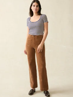 Faherty Brand Freestyle Rib Knit Tee -^Women T-Shirts