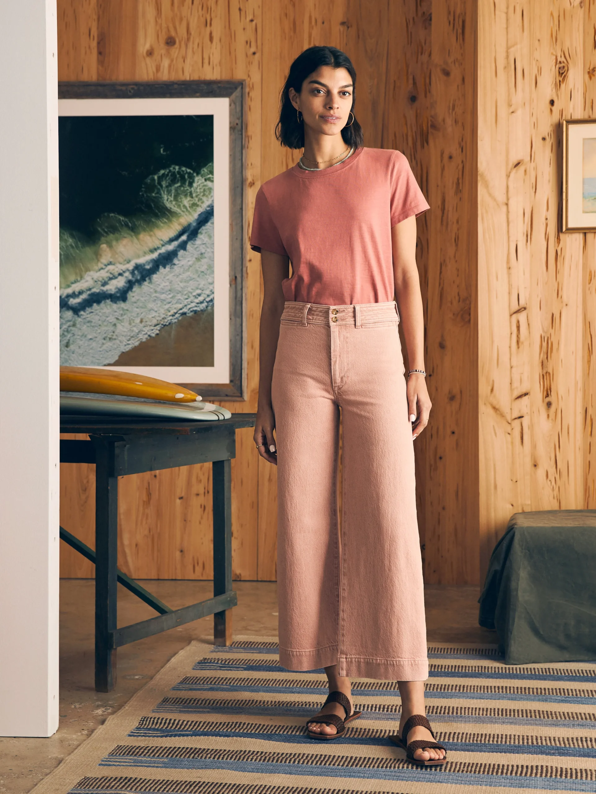 Faherty Brand Harbor Crop Jean -^Women Pants|Jeans