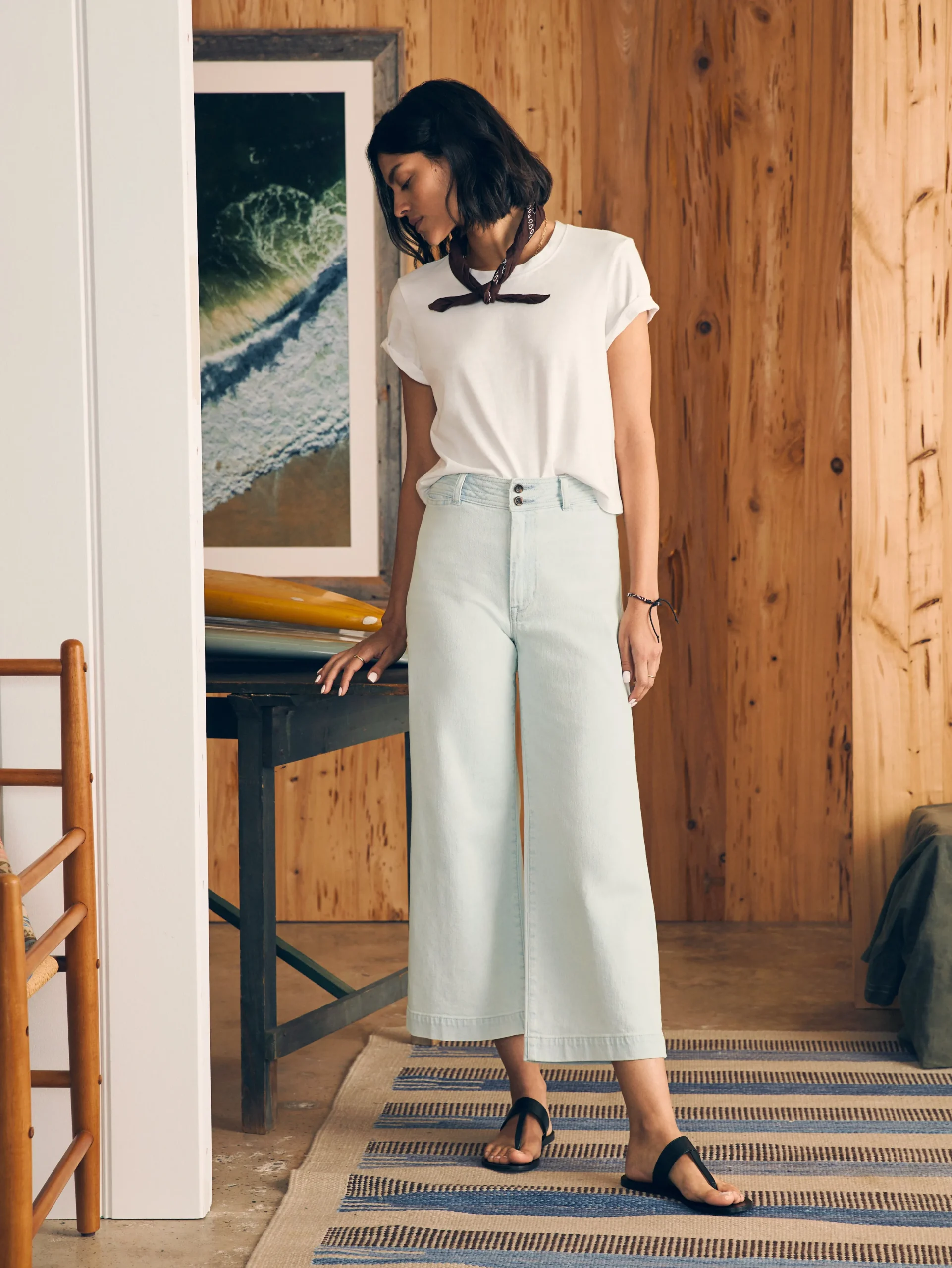 Faherty Brand Harbor Crop Jean -^Women Pants|Jeans