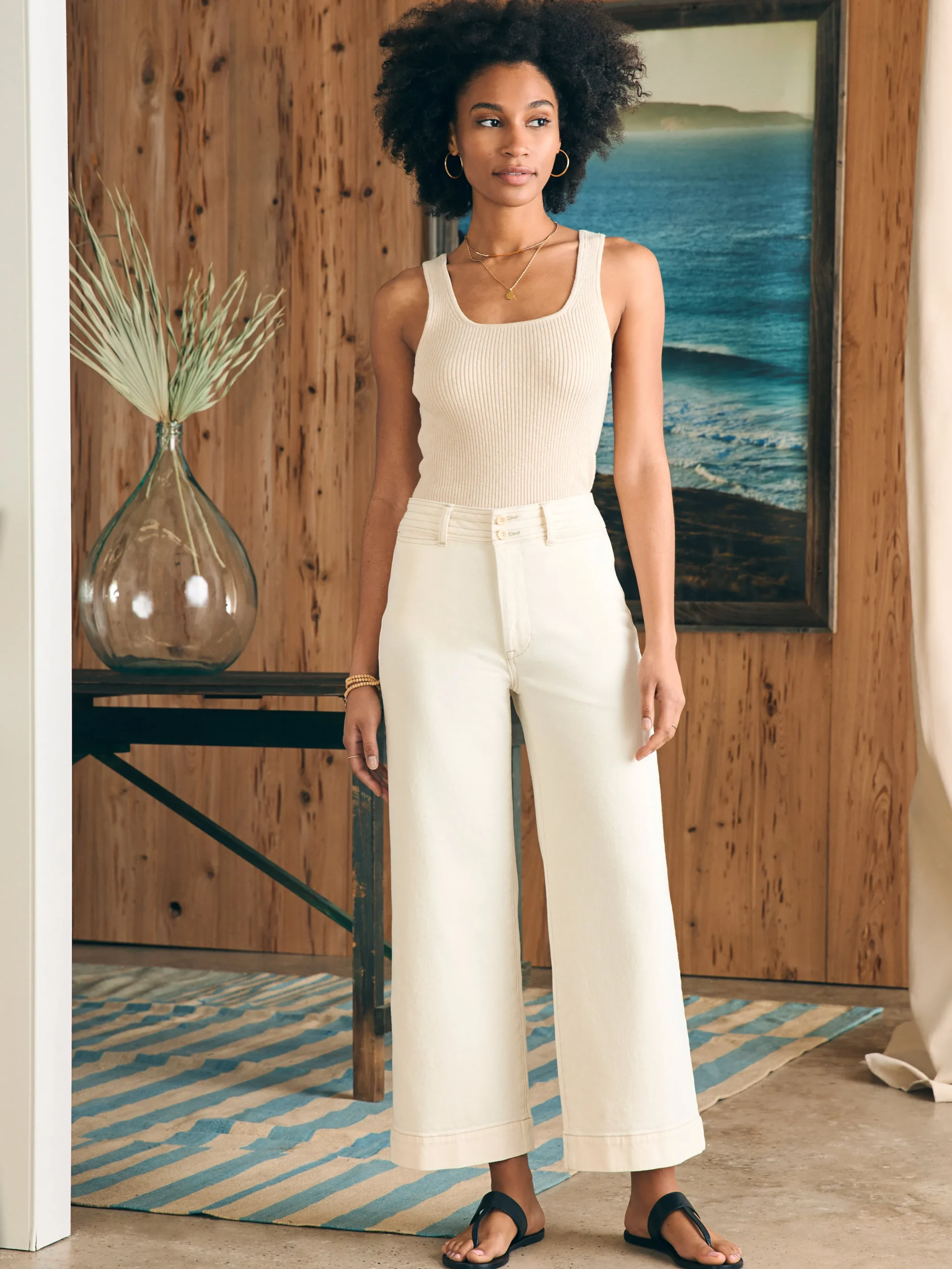 Faherty Brand Harbor Crop Jean -^Women Pants|Jeans