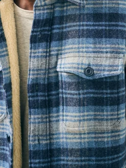 Faherty Brand High Pile Fleece Lined Wool CPO -^ Jackets & Vests