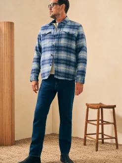 Faherty Brand High Pile Fleece Lined Wool CPO -^ Jackets & Vests