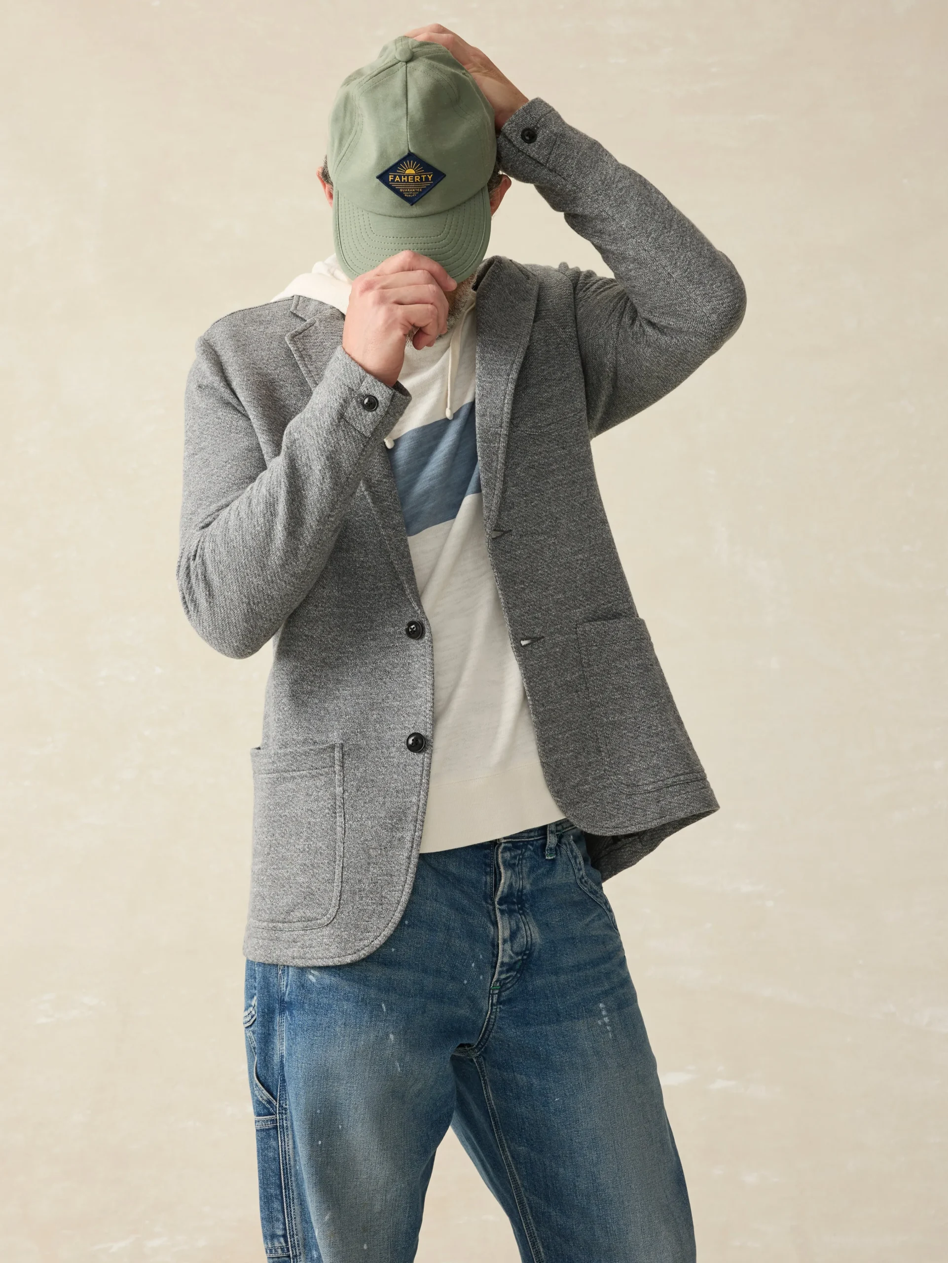 Faherty Brand Inlet Knit Blazer -^ Blazers