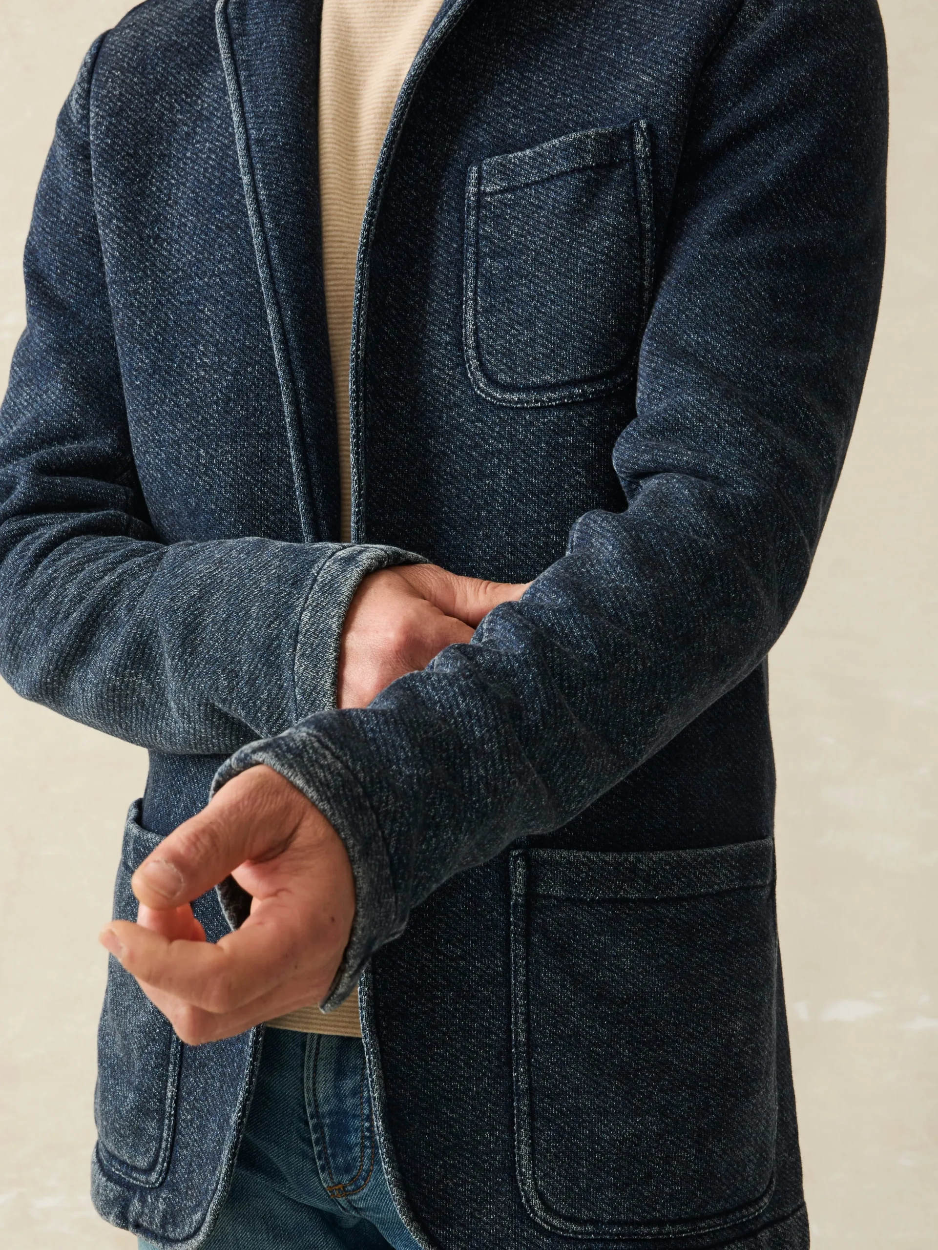 Faherty Brand Inlet Knit Blazer -^ Blazers