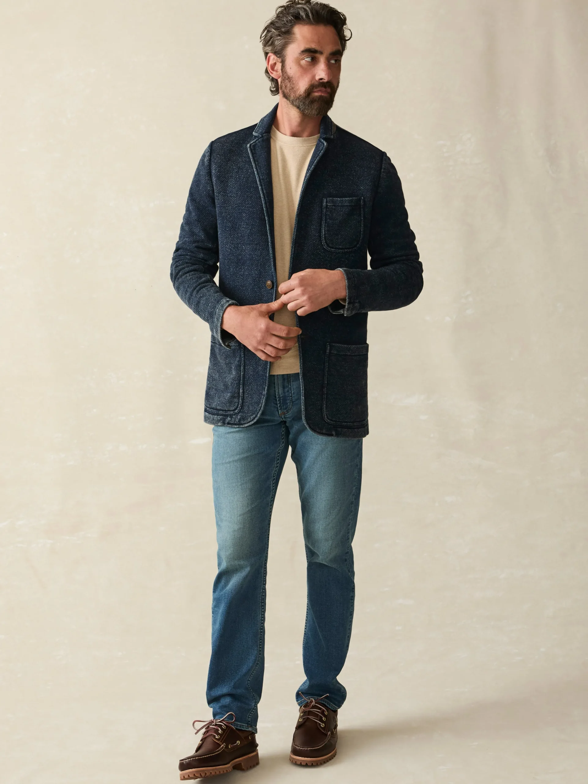 Faherty Brand Inlet Knit Blazer -^ Blazers