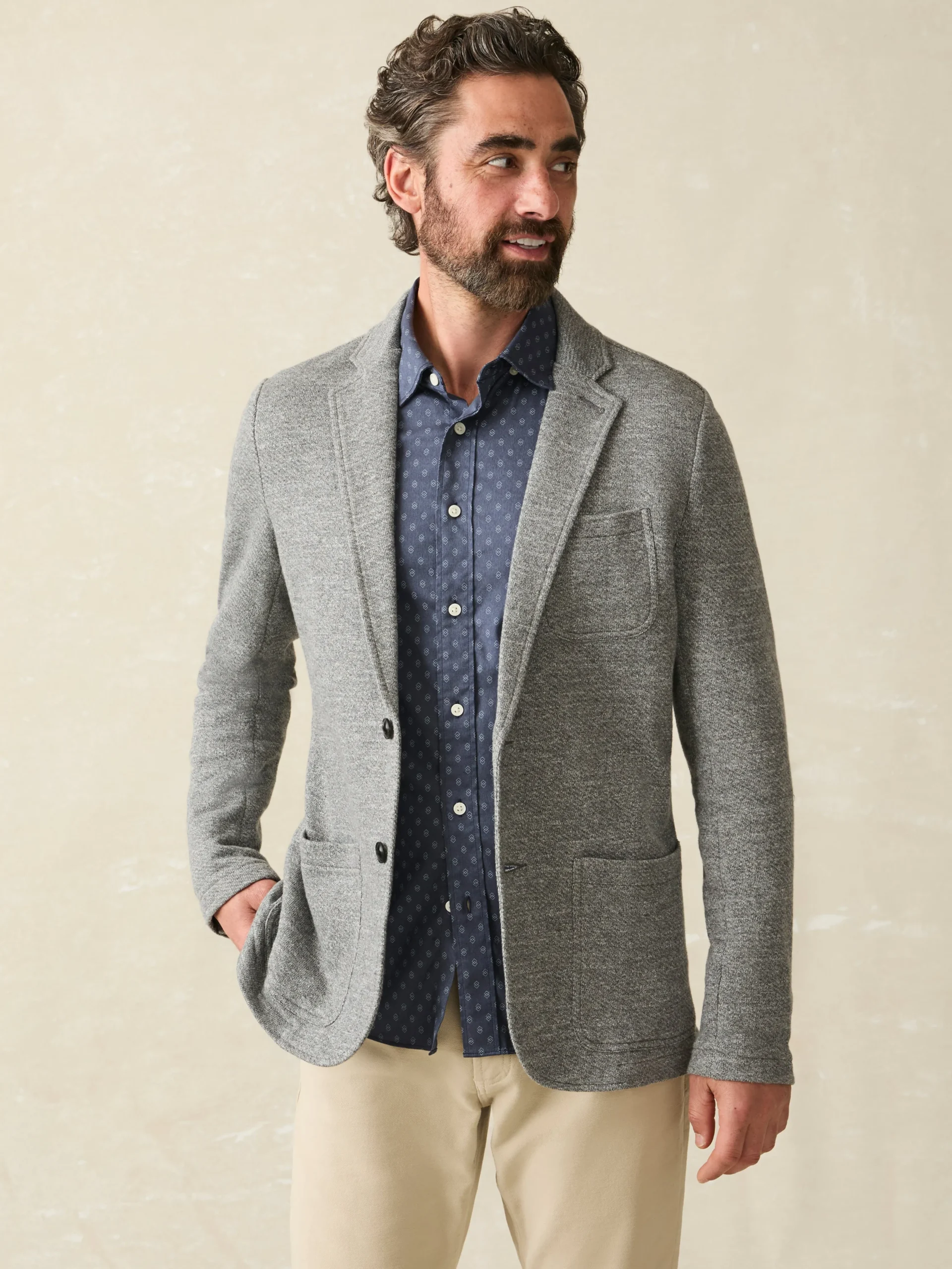 Faherty Brand Inlet Knit Blazer -^ Blazers