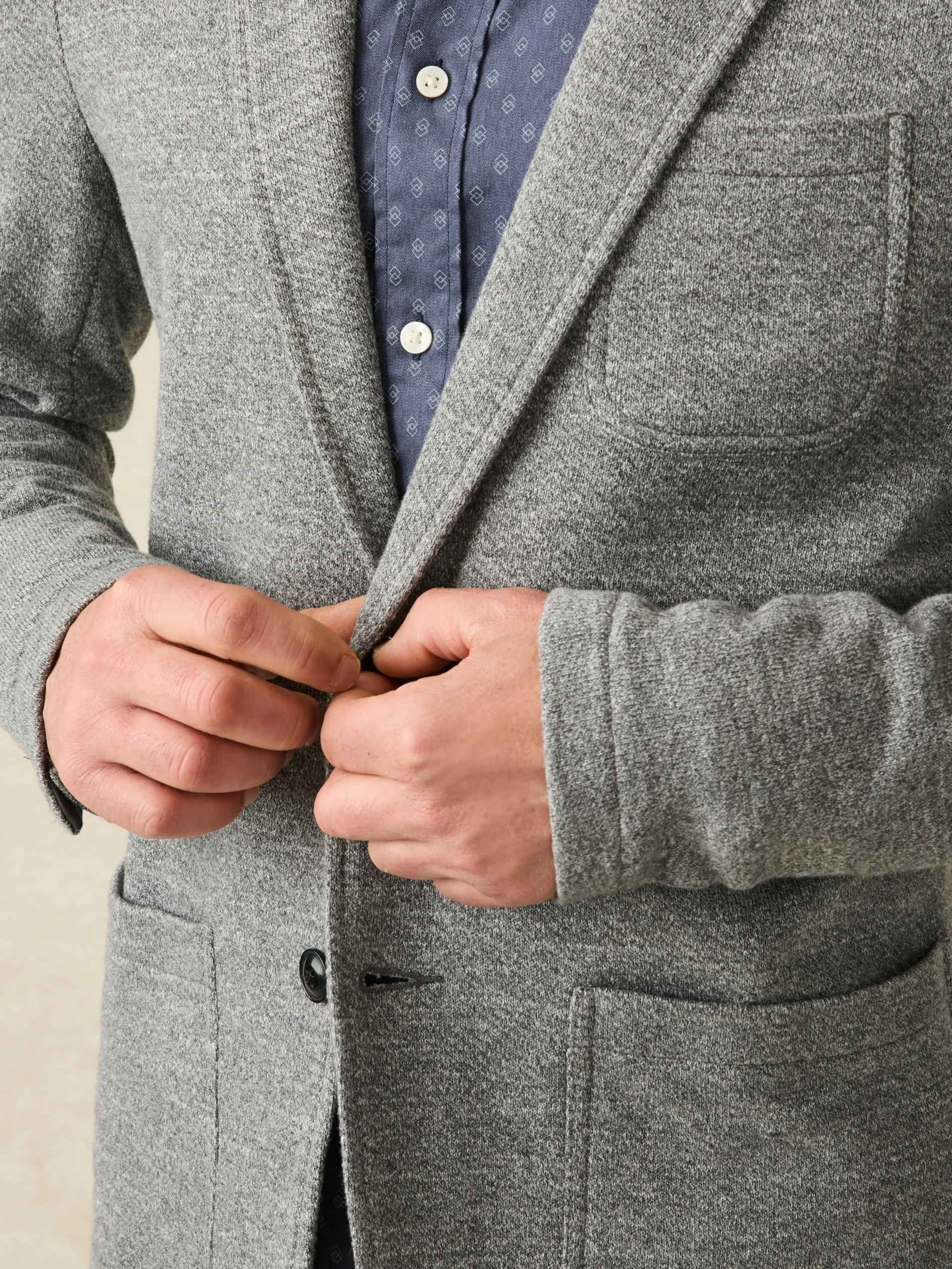 Faherty Brand Inlet Knit Blazer -^ Blazers