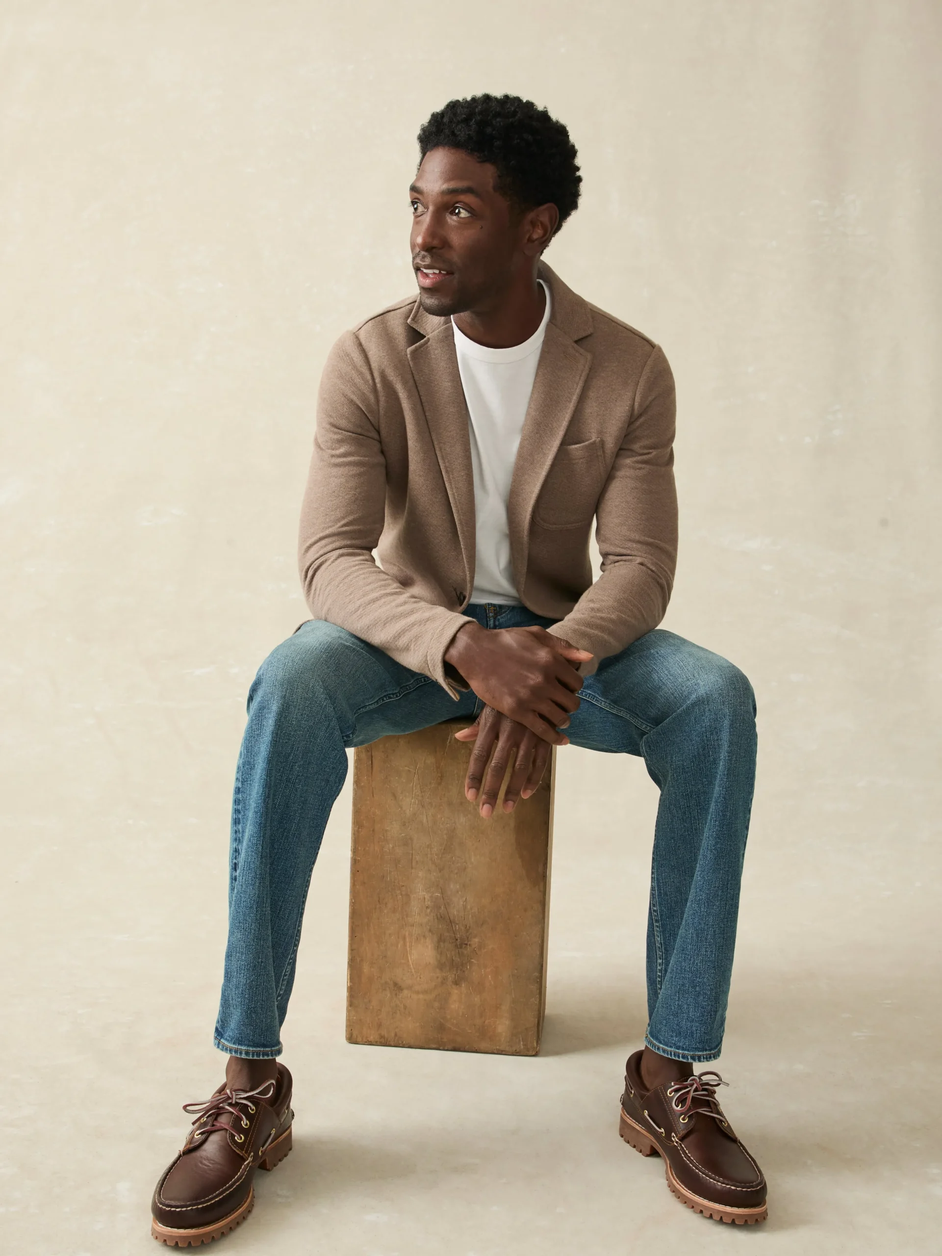 Faherty Brand Inlet Knit Blazer -^ Blazers