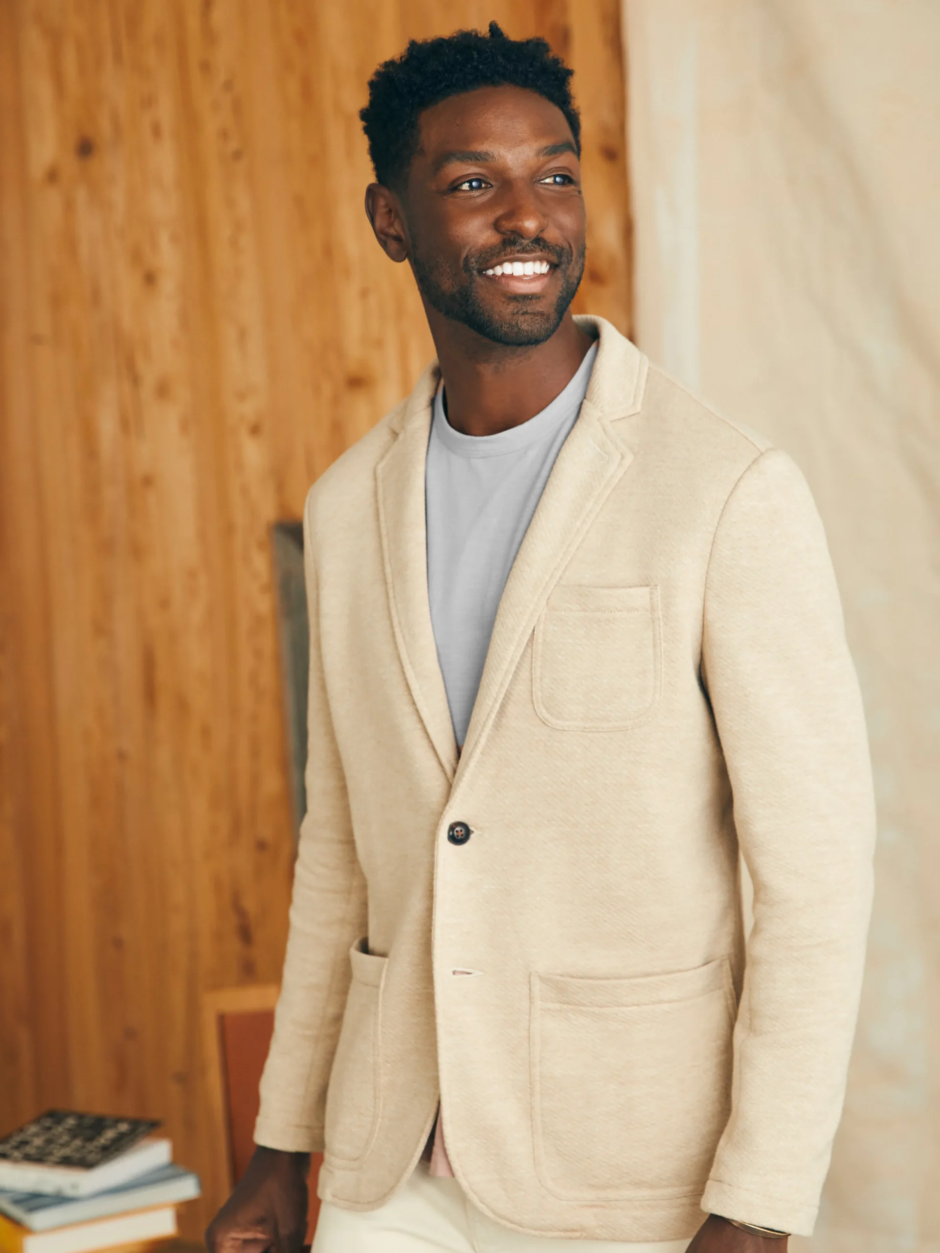 Faherty Brand Inlet Knit Blazer (Short) -^ Blazers