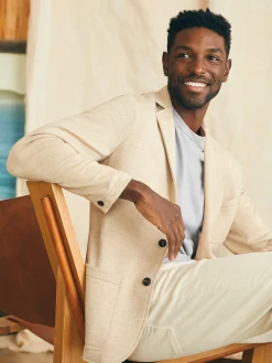 Faherty Brand Inlet Knit Blazer (Short) -^ Blazers