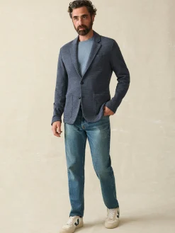 Faherty Brand Inlet Knit Blazer (Short) -^ Blazers