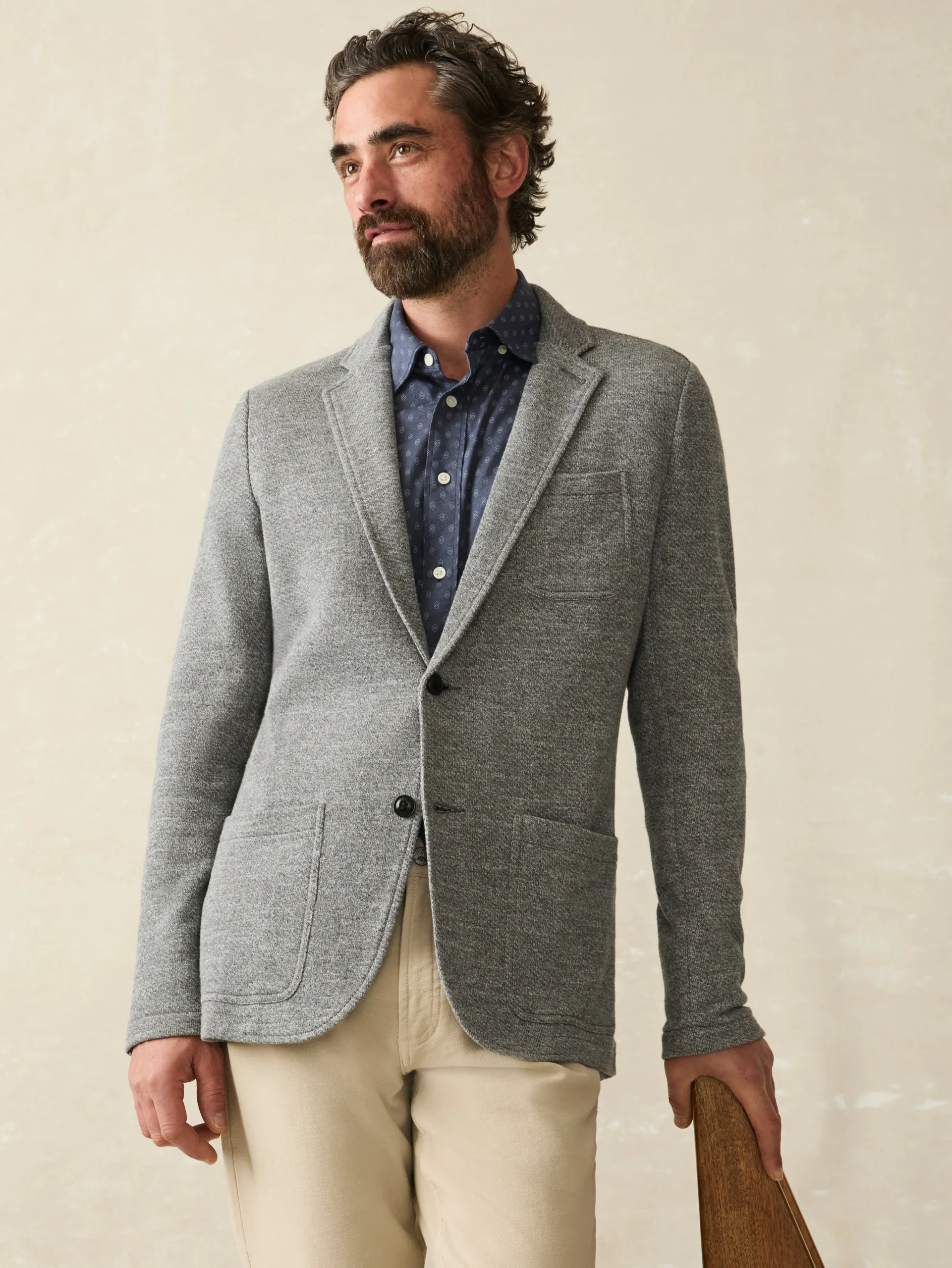 Faherty Brand Inlet Knit Blazer (Short) -^ Blazers
