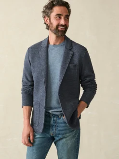 Faherty Brand Inlet Knit Blazer (Tall) -^ Blazers