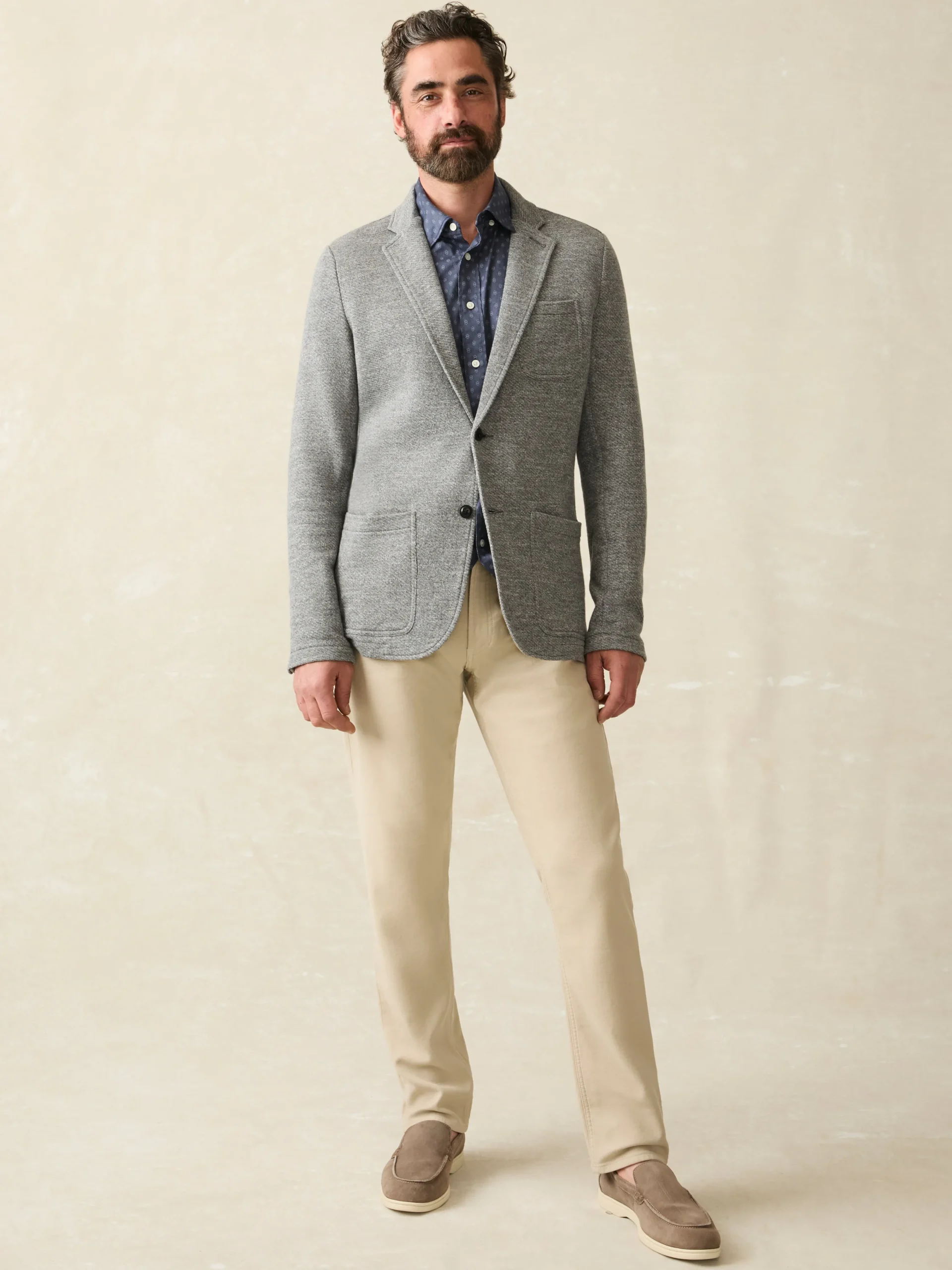 Faherty Brand Inlet Knit Blazer (Tall) -^ Blazers