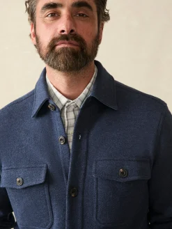 Faherty Brand Inlet Knit CPO -^ Jackets & Vests