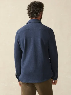 Faherty Brand Inlet Knit CPO -^ Jackets & Vests