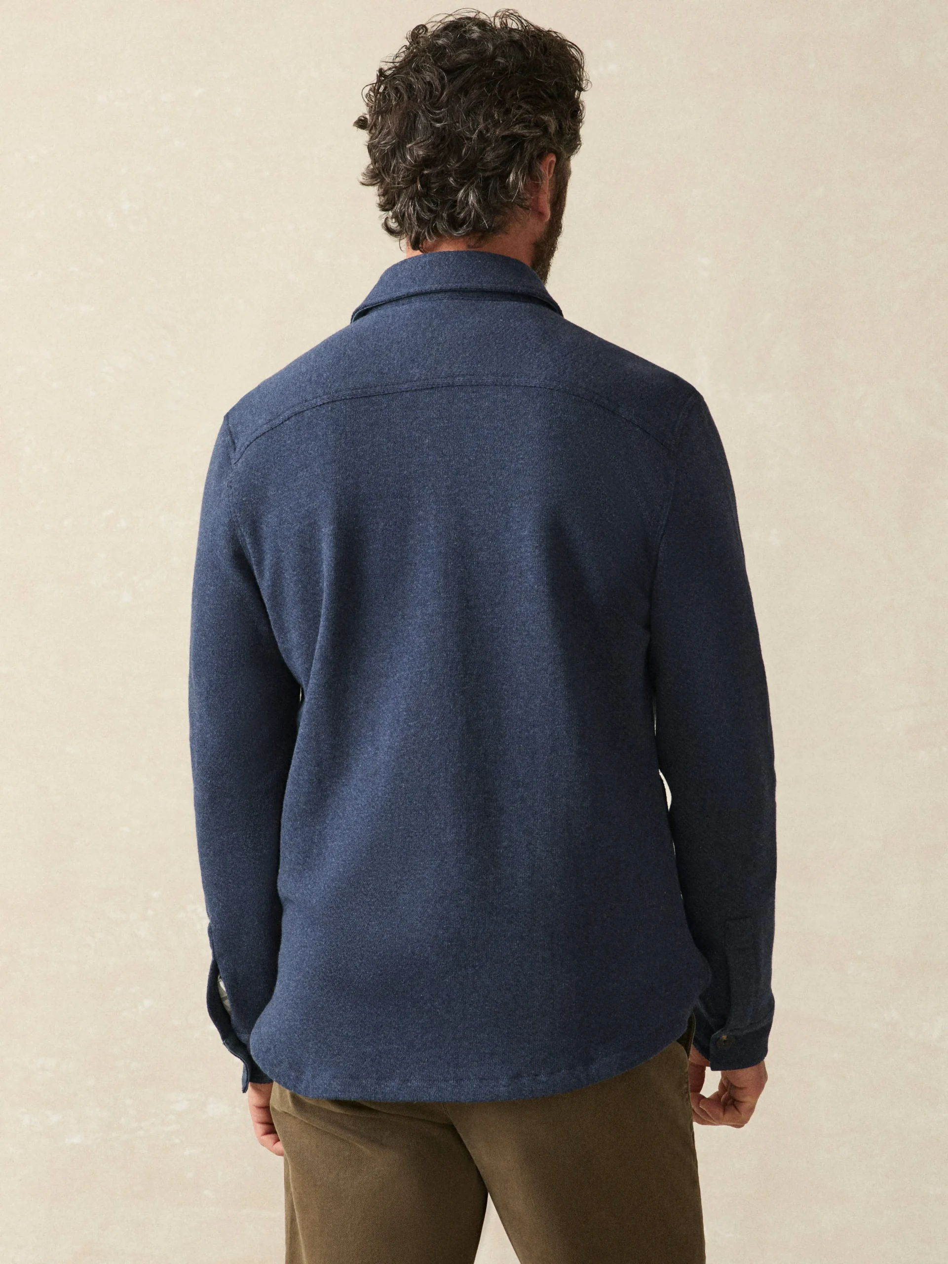 Faherty Brand Inlet Knit CPO -^ Jackets & Vests