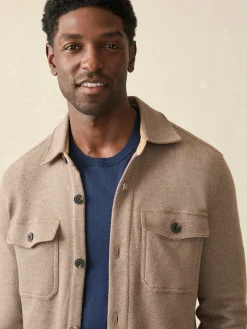 Faherty Brand Inlet Knit CPO -^ Jackets & Vests