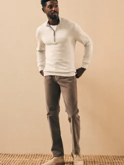 Faherty Brand Jackson Quarter Zip Sweater -^ Sweaters