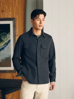 Faherty Brand Jersey Shirt Jacket -^ Jackets & Vests