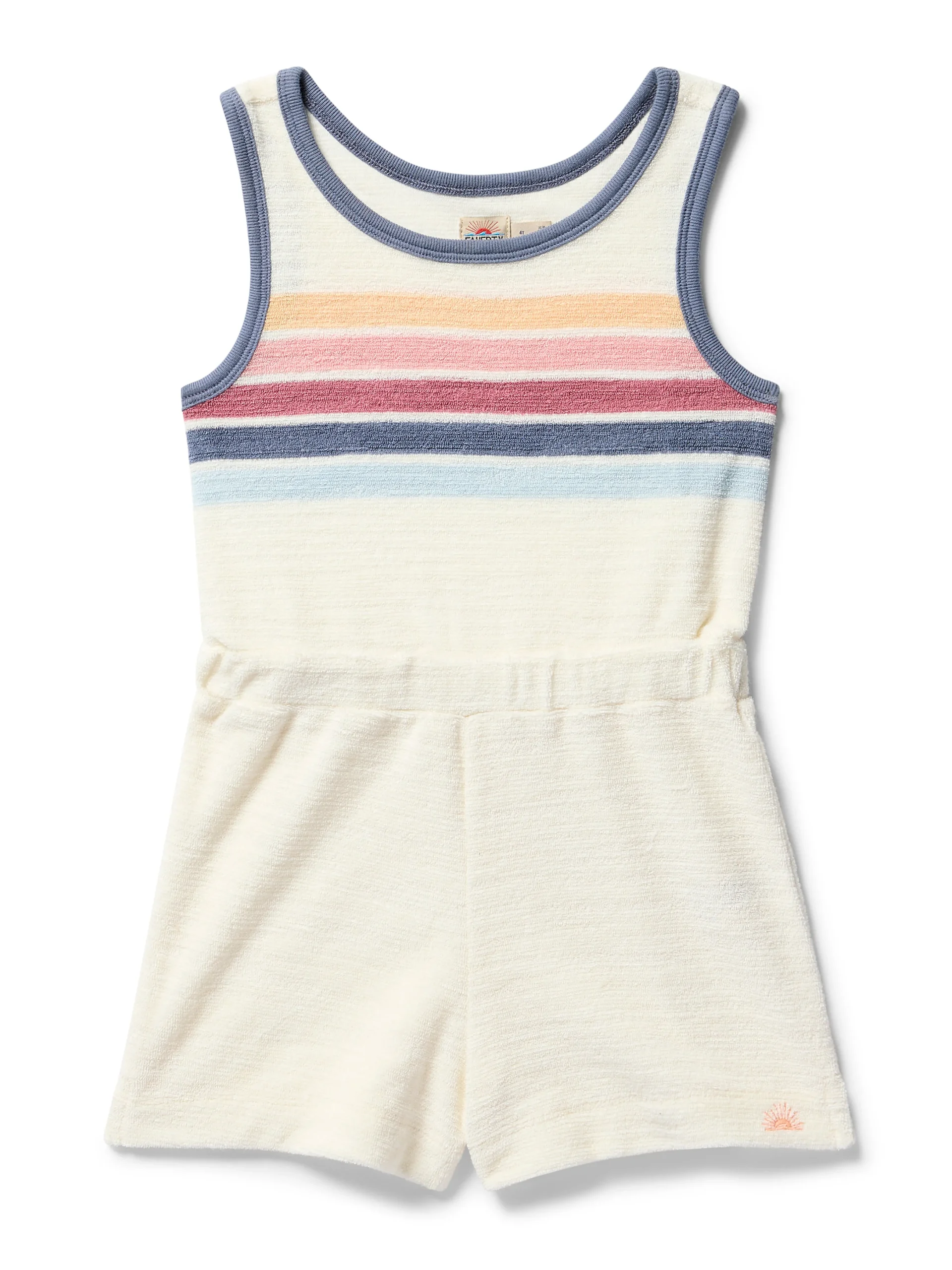 Faherty Brand Kids Cabana Towel Terry Romper -^Kids Kids