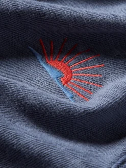 Faherty Brand Kids Embroidered Slub Hoodie -^Kids Kids