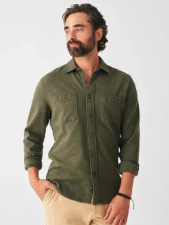 Faherty Brand Knit Alpine Shirt -^ Shirts