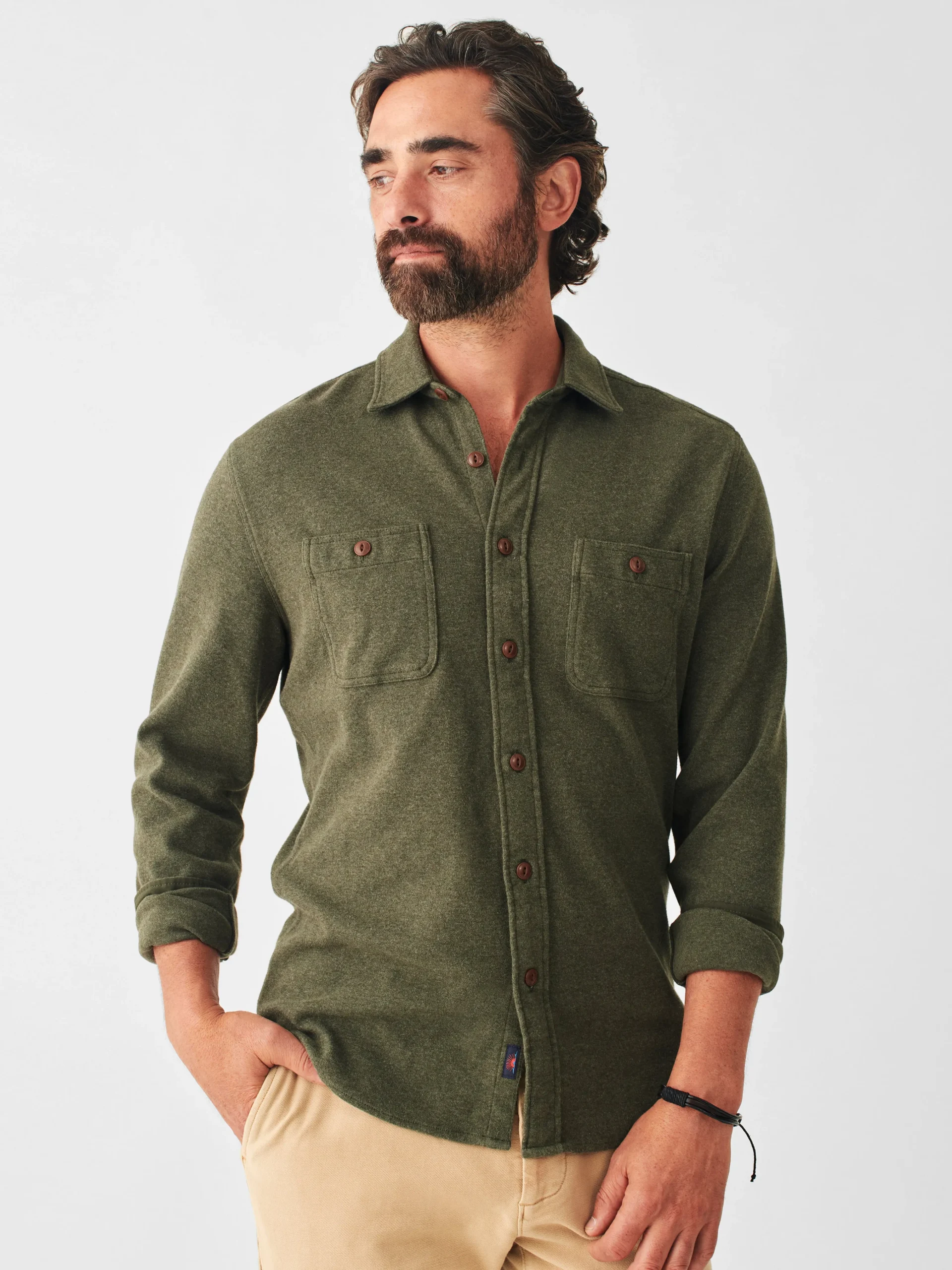 Faherty Brand Knit Alpine Shirt -^ Shirts