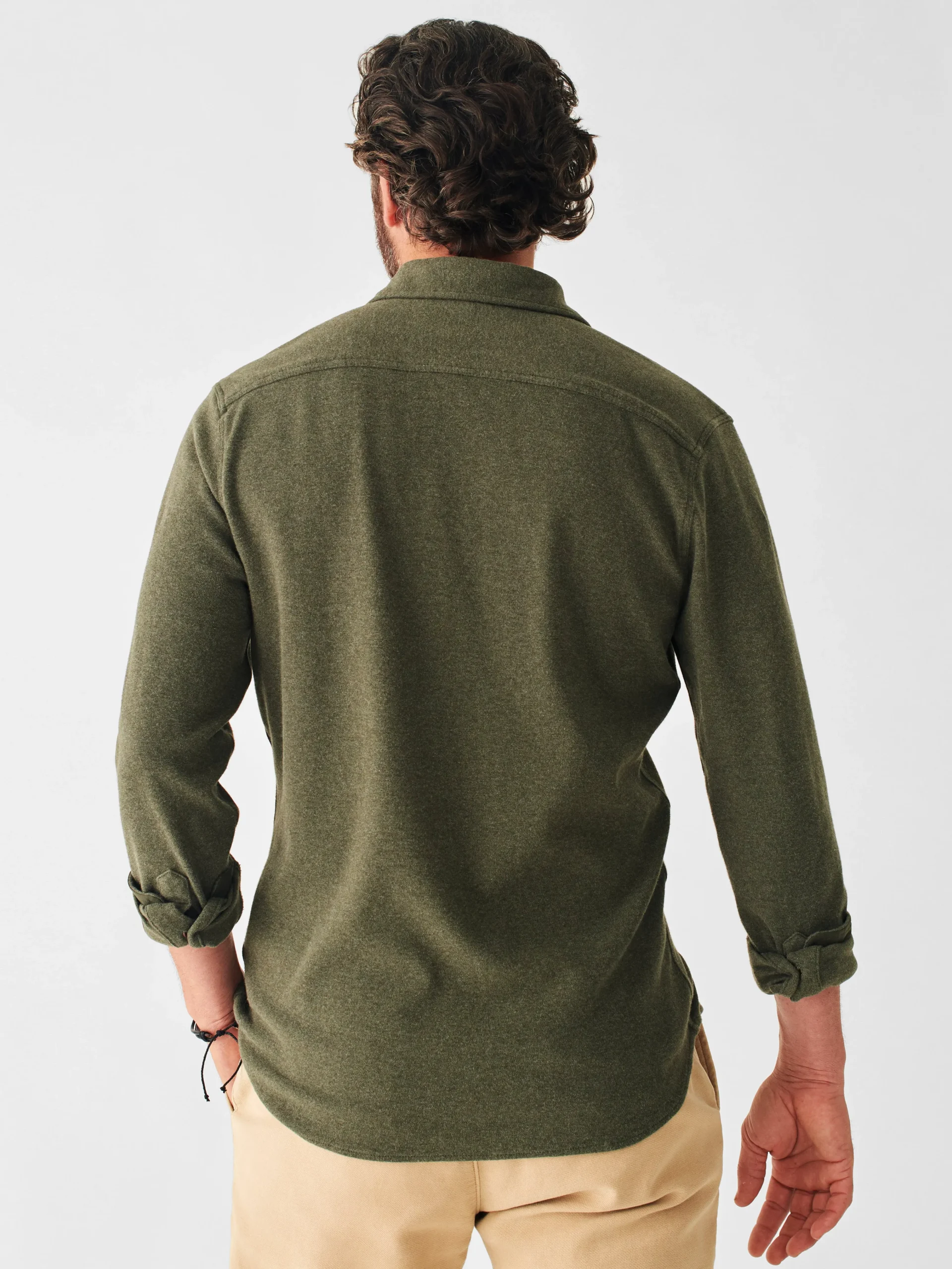 Faherty Brand Knit Alpine Shirt -^ Shirts