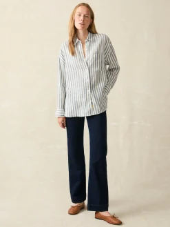 Faherty Brand Laguna Linen Relaxed Shirt -^Women Shirts & Tops