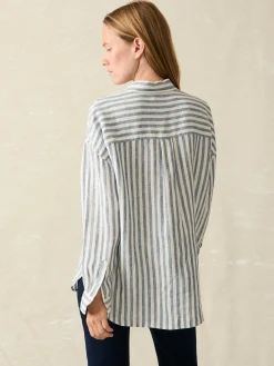 Faherty Brand Laguna Linen Relaxed Shirt -^Women Shirts & Tops