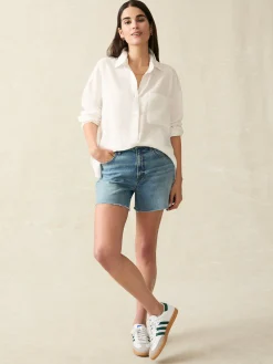 Faherty Brand Laguna Linen Relaxed Shirt -^Women Shirts & Tops