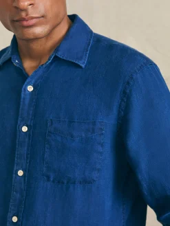 Faherty Brand Laguna Linen Shirt -^ Shirts