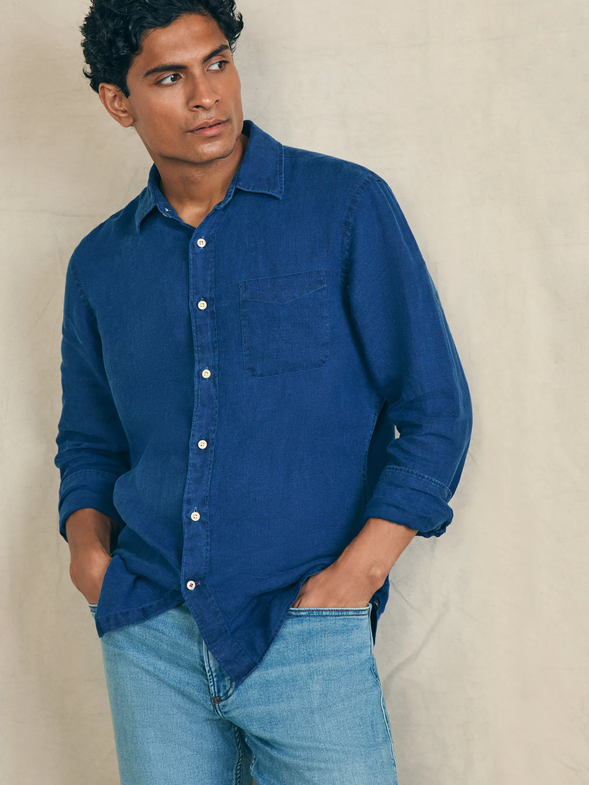 Faherty Brand Laguna Linen Shirt -^ Shirts