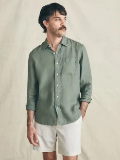 Faherty Brand Laguna Linen Shirt -^ Shirts