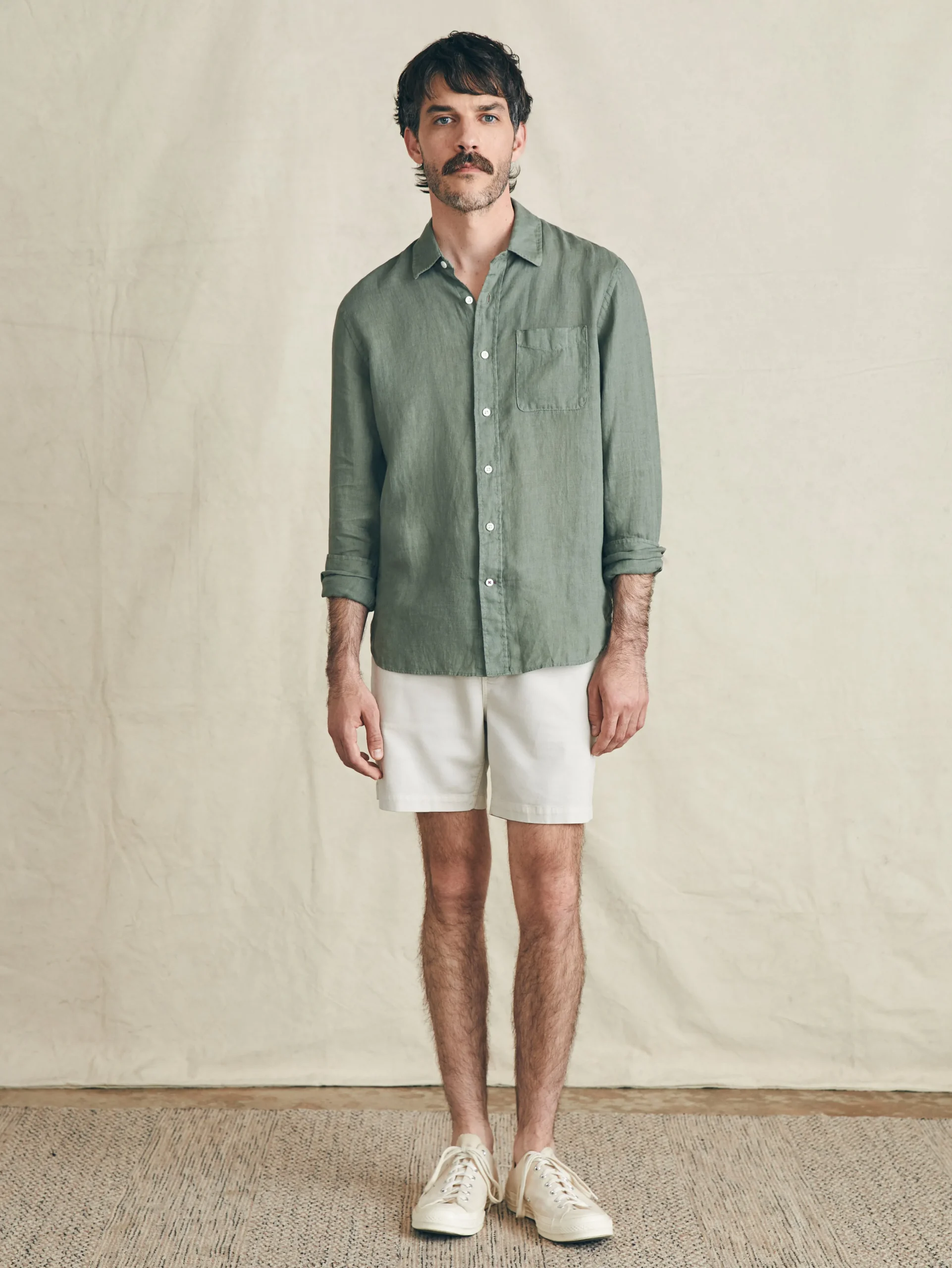 Faherty Brand Laguna Linen Shirt -^ Shirts